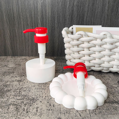 Bomba de creme cosmético 4cc Loção de dosagem Bomba de parafuso para garrafa redonda 33/410