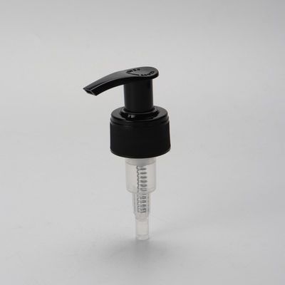 28/400 Bomba de distribuição de loções plásticas para cuidados corporais taxa de descarga esquerda direita 0,18-0,22 ml/T
