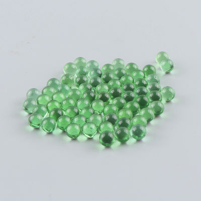 Esferas de vidro verde transparente com G100 Prime Soda Lime Customization