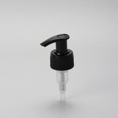 28/400 Bomba de distribuição de loções plásticas para cuidados corporais taxa de descarga esquerda direita 0,18-0,22 ml/T