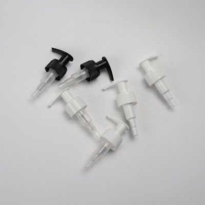 28/400 Bomba de distribuição de loções plásticas para cuidados corporais taxa de descarga esquerda direita 0,18-0,22 ml/T